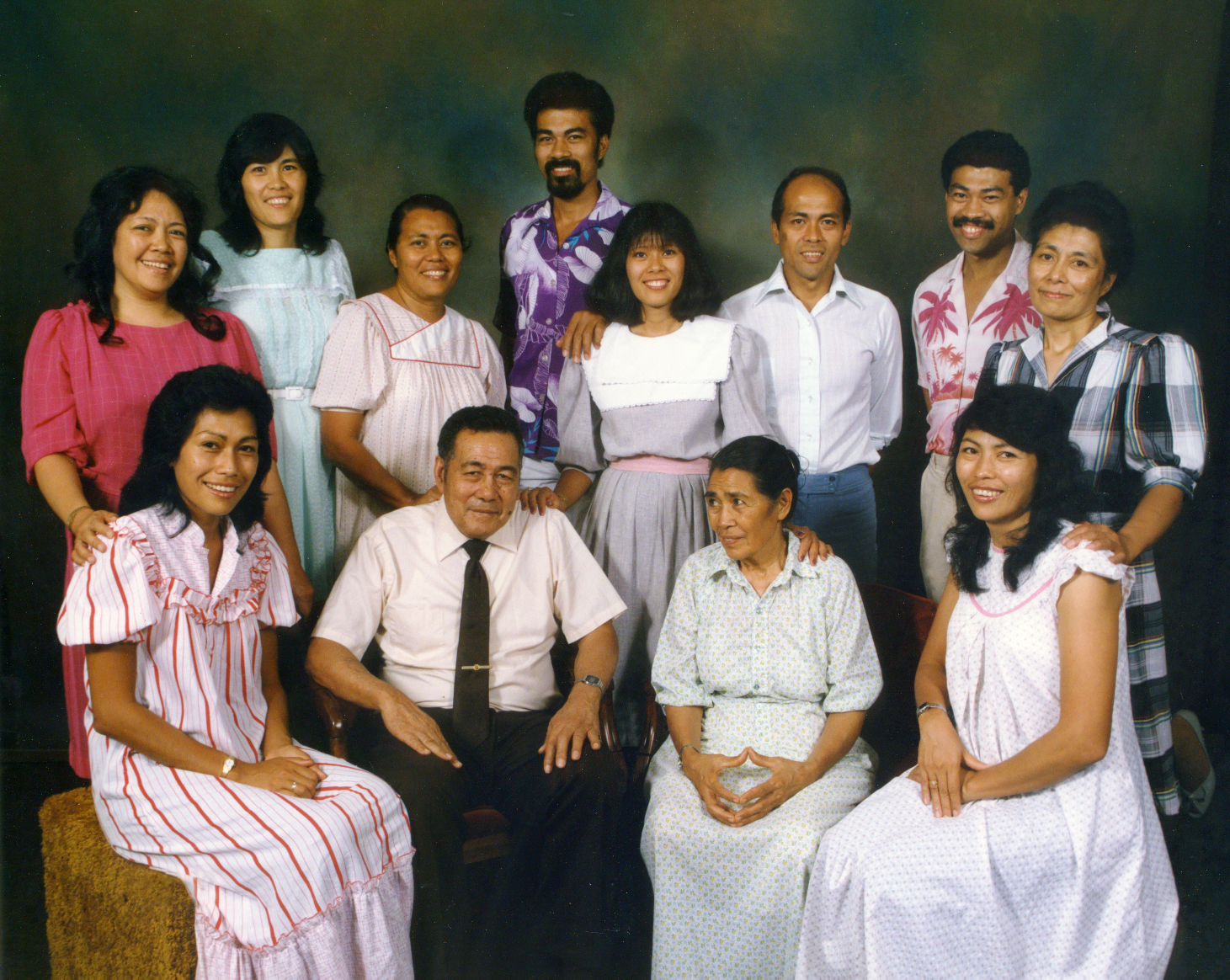 Group photo of Abbie Watt's family.